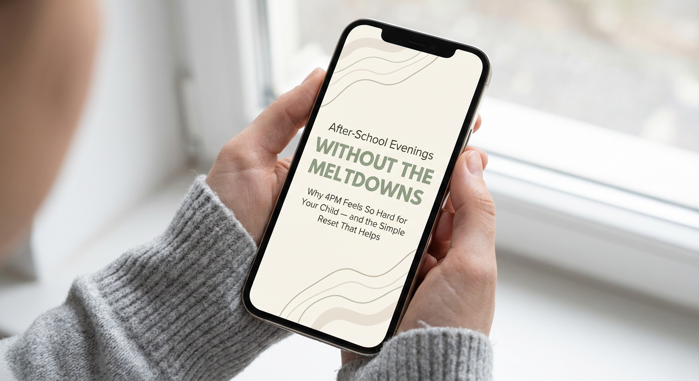 After-School Evenings Without the Meltdowns