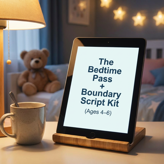 Bedtime Pass Kit (Ages 4–6) — End “One More Thing” Negotiations Tonight (Printable PDF)