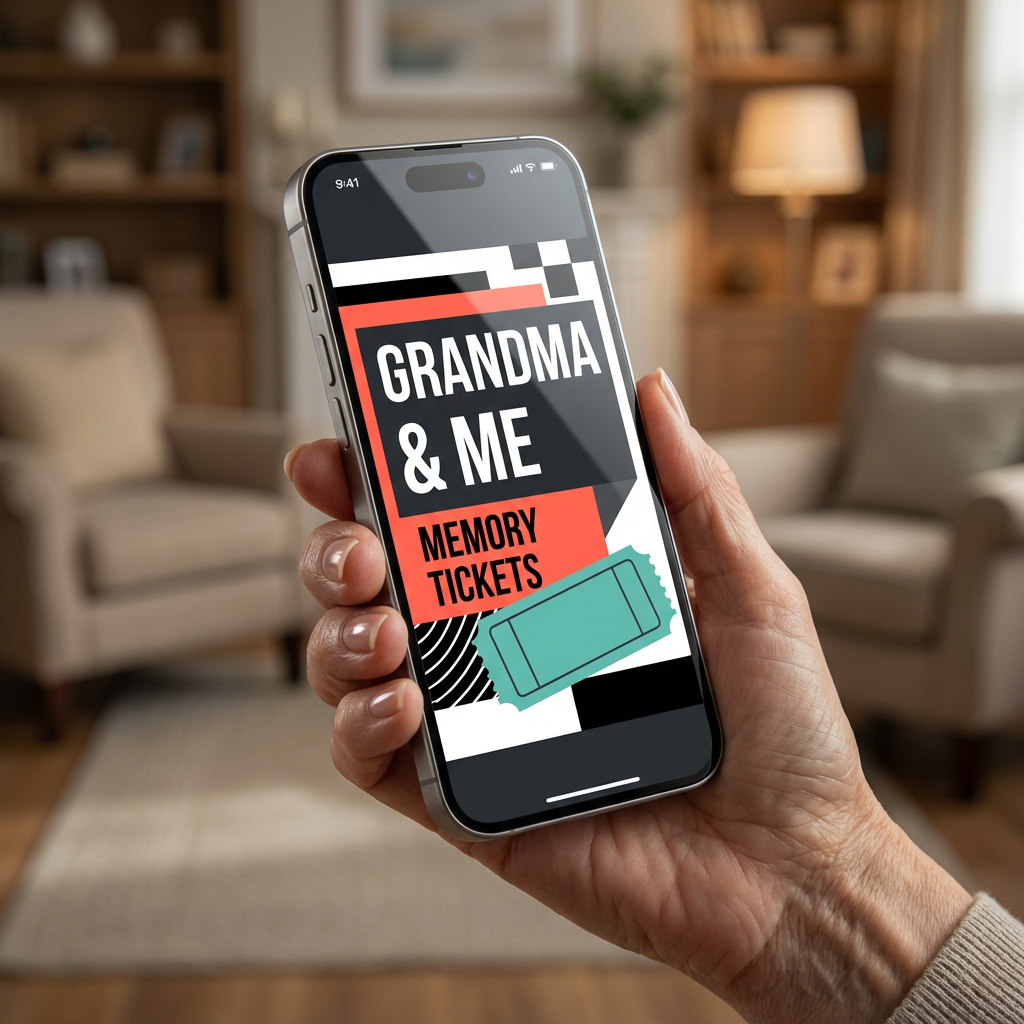 Grandma & Me: Memory Tickets - Printable Experience Coupon Book (Ages 2–13) “Anytime / Just Because” Edition